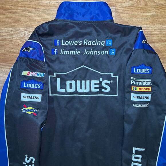 Vintage Chase Authentics Jimmie Johnson Lowe’s Racing Jacket Size Large - Picture 8 of 11